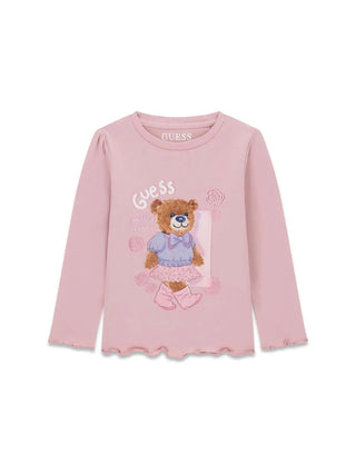 T-SHIRT BAMBINA - GUESS KIDS ROSA - K6YI11 K3676