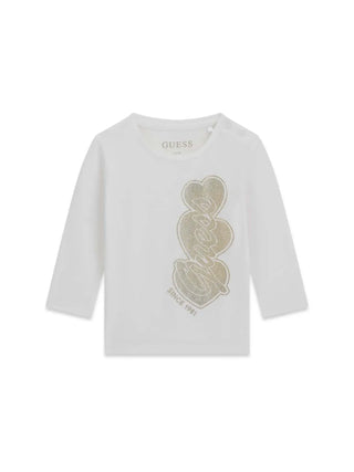T-SHIRT BAMBINA - GUESS KIDS BIANCO - K6YI16 K3695