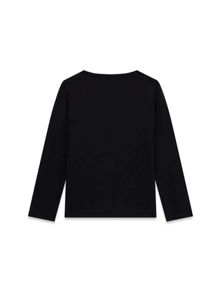 T-SHIRT BAMBINA - GUESS KIDS NERO - K6YI24 K3732 2