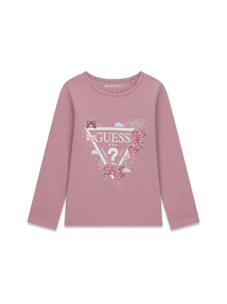 T-SHIRT BAMBINA - GUESS KIDS ROSA - K6YI24 K3732 1
