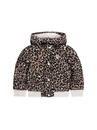 GIUBBOTTO BAMBINA - GUESS KIDS LEOPARDO - K6YL04 W2597