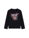 T-SHIRT RAGAZZO - GUESS KIDS NERO - L6BI21 K5747 1