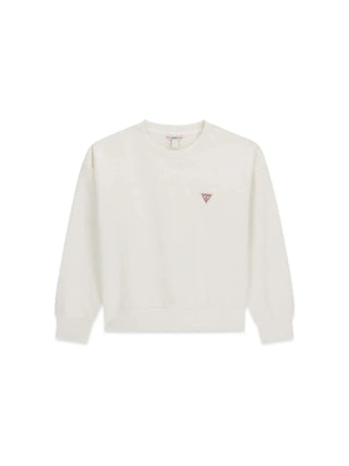 FELPA RAGAZZO - GUESS KIDS CREMA - L6BQ19 K8105