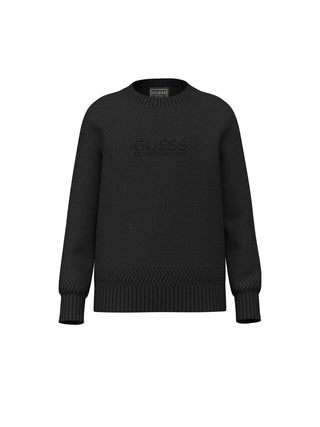 MAGLIA RAGAZZO - GUESS KIDS NERO - L6BR05 Z1495