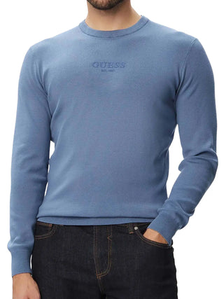 MEN'S T-SHIRT - GUESS APPAREL BLUE - M6YR12 Z0917