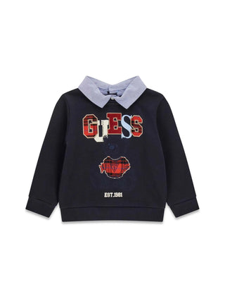 PANTALONE BAMBINO - GUESS KIDS BLU - N6BG01 K6105 1