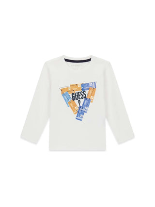 T-SHIRT BAMBINO - GUESS KIDS BIANCO - N6BI09 K5861 1