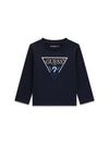 T-SHIRT BAMBINO - GUESS KIDS BLU - N6BI17 K5870 1