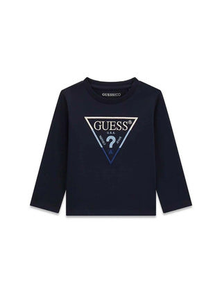 T-SHIRT BAMBINO - GUESS KIDS BLU - N6BI17 K5870