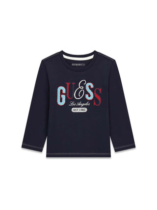 T-SHIRT BAMBINO - GUESS KIDS BLU - N6BI19 K8008 1