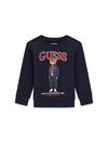 POLO BAMBINO - GUESS KIDS BLU - N6BQ03 K6112 1