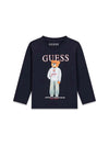 T-SHIRT BAMBINO - GUESS KIDS BLU - N6YI06 K3794 1