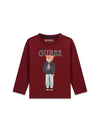 T-SHIRT BAMBINO - GUESS KIDS BORDEAUX - N6YI06 K3794 1