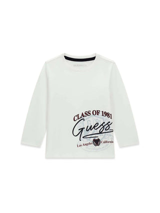 T-SHIRT BAMBINO - GUESS KIDS BIANCO - N6YI14 K3802