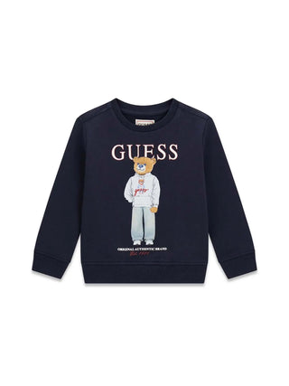 MAGLIA BAMBINO - GUESS KIDS BLU - N6YQ05 K4096