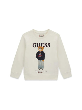 MAGLIA BAMBINO - GUESS KIDS CREMA - N6YQ05 K4096