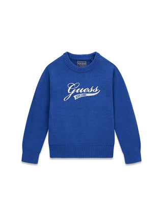 MAGLIA BAMBINO - GUESS KIDS BLU - N6YR01 Z0897
