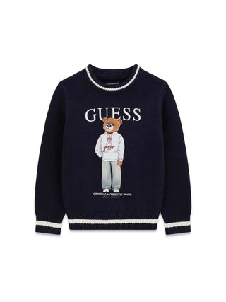 MAGLIA BAMBINO - GUESS KIDS BLU - N6YR06 Z0903 1