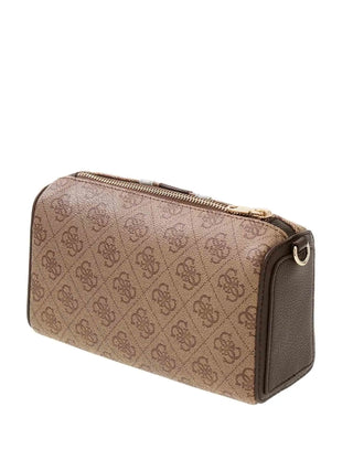 WOMEN'S CLUTCH BAG - GUESS BROWN - PW7572 P6352 2