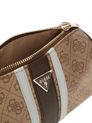 WOMEN'S CLUTCH BAG - GUESS BROWN - PW7572 P6352 3