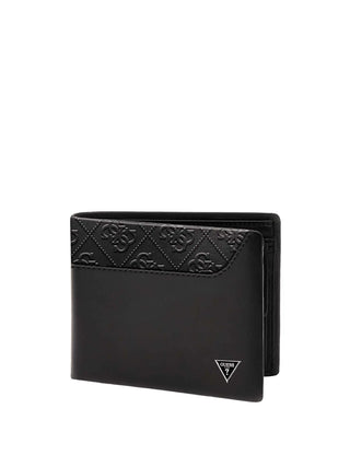 MEN'S WALLET - GUESS BLACK - SMBEHN LEA20 1