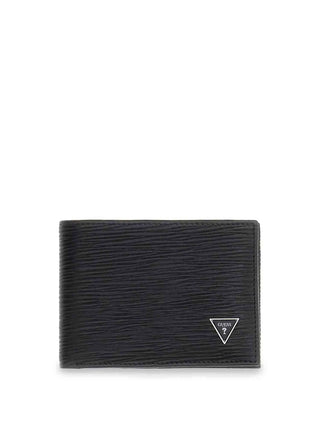 MEN'S WALLET - GUESS BLACK - SMMIPR LEA92 1