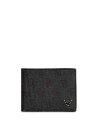 MEN'S WALLET - GUESS BLACK - SMVELE LEA20 1