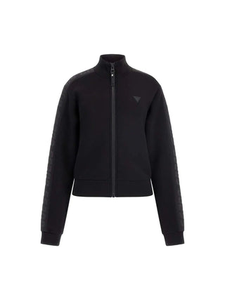 WOMEN'S SWEATSHIRT - GUESS ATHLEISURE BLACK - V2YQ17 K7UW2 1
