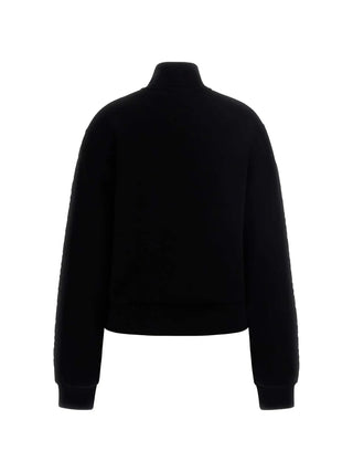 WOMEN'S SWEATSHIRT - GUESS ATHLEISURE BLACK - V2YQ17 K7UW2 2
