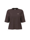 WOMEN'S T-SHIRT - GUESS ATHLEISURE COFFEE - V4BI21 I3Z14 1