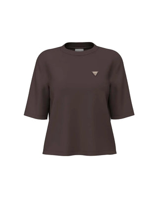 WOMEN'S T-SHIRT - GUESS ATHLEISURE COFFEE - V4BI21 I3Z14 1