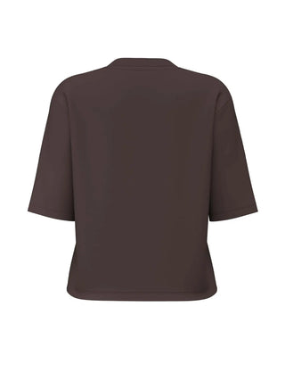 WOMEN'S T-SHIRT - GUESS ATHLEISURE COFFEE - V4BI21 I3Z14 2