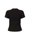 WOMEN'S T-SHIRT - GUESS ATHLEISURE BLACK-WHITE - V4YI21 KCDH1 2