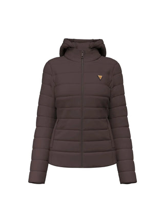 WOMEN'S JACKET - GUESS ATHLEISURE COFFEE - V4YL04 WF3X0 1