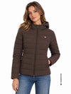 WOMEN'S JACKET - GUESS ATHLEISURE COFFEE - V4YL04 WF3X0 3
