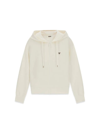 WOMEN'S SWEATSHIRT - GUESS ATHLEISURE WHITE - V4YQ06 KCAY2 1