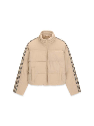 GIUBBOTTO DONNA - GUESS ATHLEISURE TAUPE - V5BL11 WGYC2