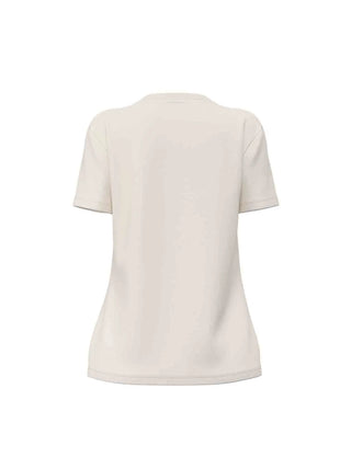 T-SHIRT DONNA - GUESS ATHLEISURE CREMA - V6BI01 K6248 2