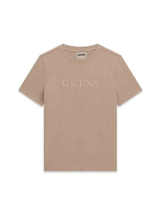 T-SHIRT DONNA - GUESS ATHLEISURE BEIGE - V6BI17 K6746 1