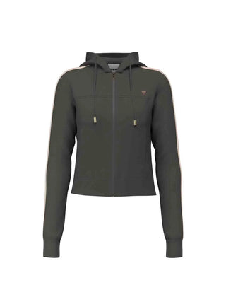 FELPA DONNA - GUESS ATHLEISURE MARRONE - V6BQ02 K6254 1