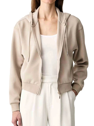 FELPA DONNA - GUESS ATHLEISURE BEIGE - V6BQ12 K6338 1