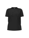WOMEN'S T-SHIRT - GUESS ATHLEISURE BLACK - V6YI17 K4319 1