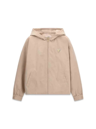 WOMEN'S JACKET - GUESS ATHLEISURE TAUPE - V6YL11 W2871 1