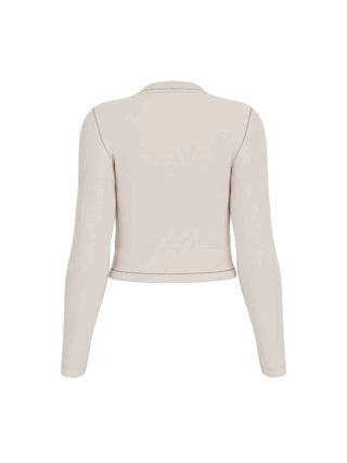MAGLIA DONNA - GUESS ATHLEISURE BIANCO - V6YP05 K4260 2