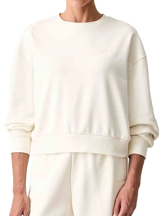 WOMEN'S SWEATSHIRT - GUESS ATHLEISURE WHITE - V6YQ10 K4291 1