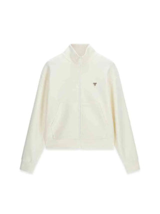 WOMEN'S SWEATSHIRT - GUESS ATHLEISURE WHITE - V6YQ17 K4313