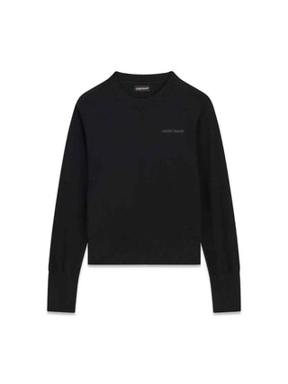 WOMEN'S SWEATER - GUESS JEANS BLACK - W4BR83 Z3HO2