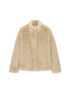 WOMEN'S JACKET - GUESS APPAREL BEIGE - W6BL12 W3745 1