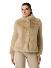 WOMEN'S JACKET - GUESS APPAREL BEIGE - W6BL12 W3745 3
