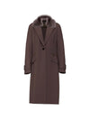 WOMEN'S JACKET - GUESS APPAREL BROWN - W6BL43 W4095 1